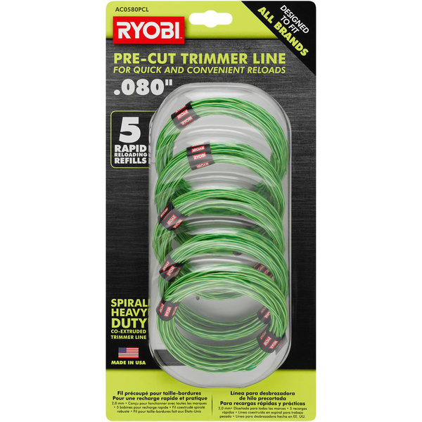Product photo: .080 PRE-CUT SPIRAL LINE (5 PACK)