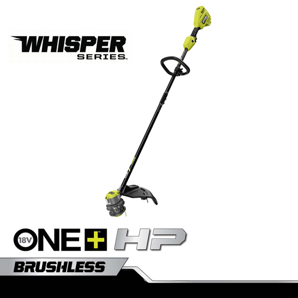 Product photo: 18V ONE+ HP BRUSHLESS WHISPER SERIES 15" STRING TRIMMER 