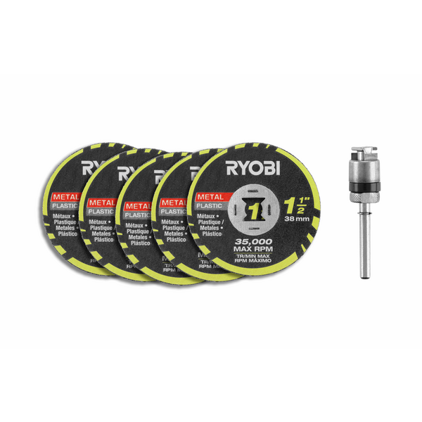 Product photo:  6pc. TWIST LOCK CUT-OFF WHEEL STARTER KIT