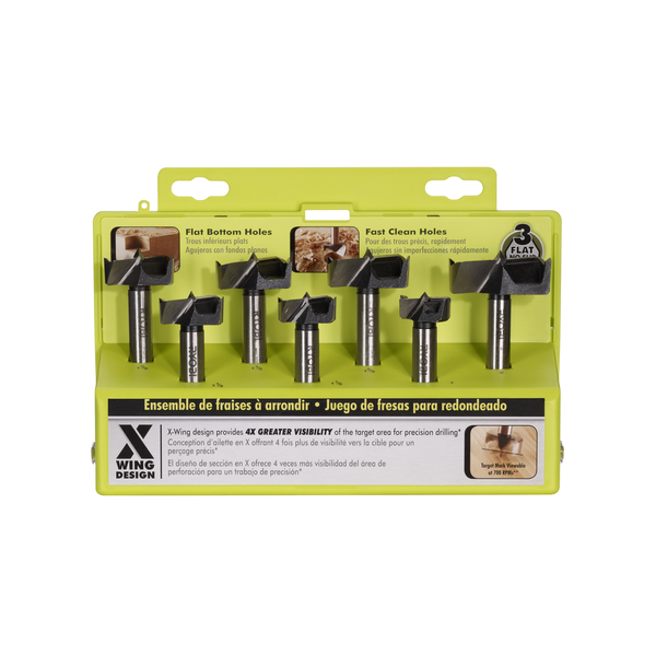 Product photo: 7 PC. Forstner Bit Set