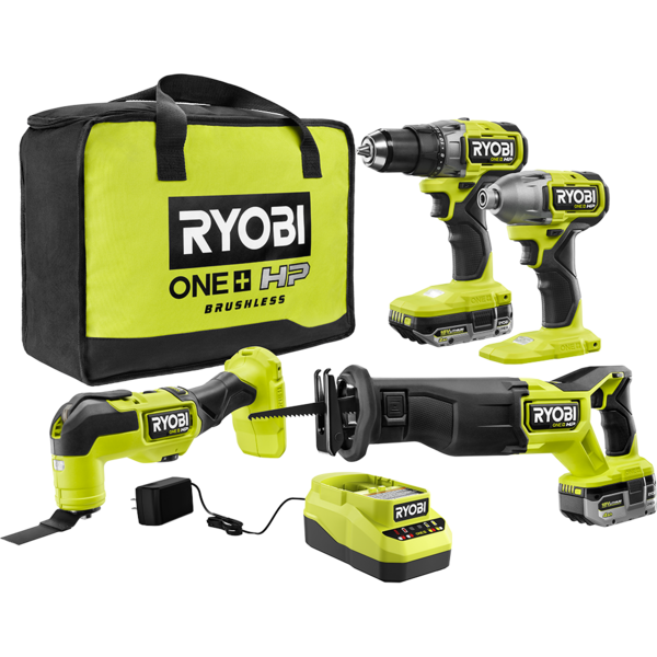 Product photo: 18V ONE+ 4-TOOL COMBO KIT