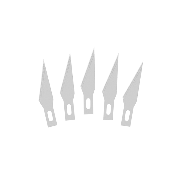 Product photo: #11 Steel Precision Hobby Knife Replacement Utility Knife Blades (5-Piece)