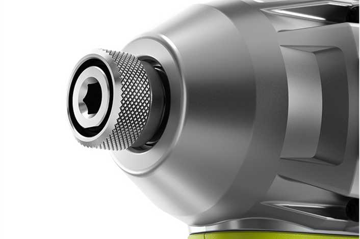 One-handed Bit Release 