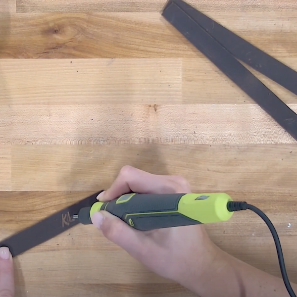 Engraving leather