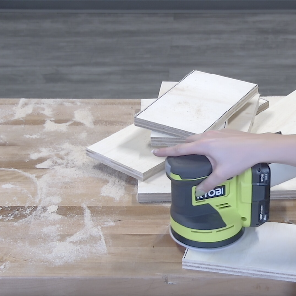 Sanding wood
