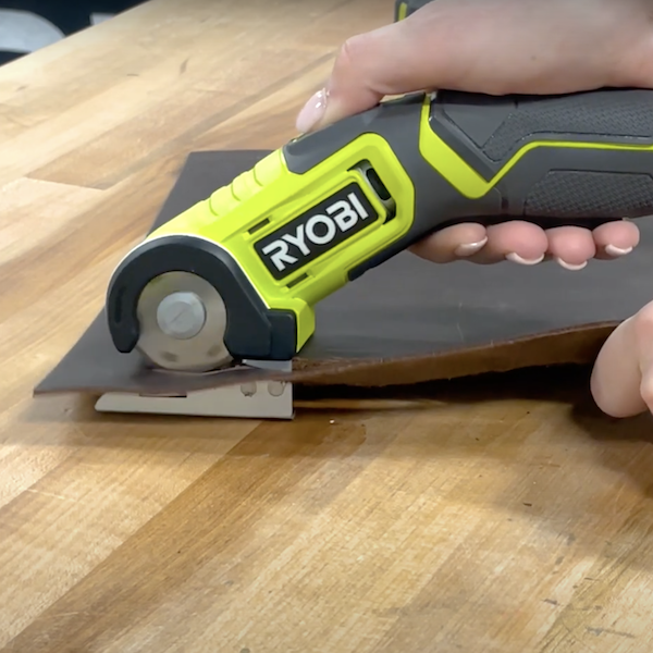 Cutting leather