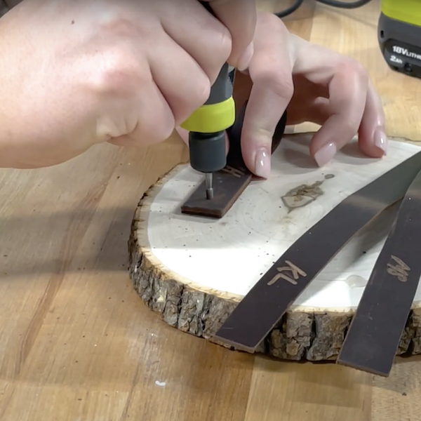 Drilling leather